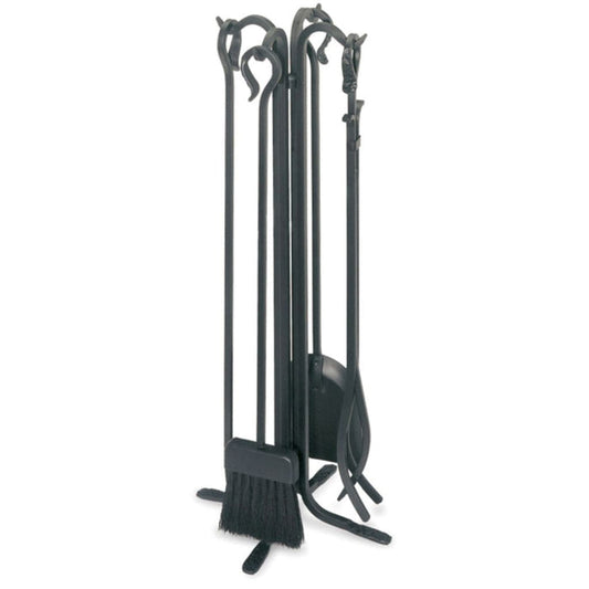 Pilgrim - 28" Matte Black Forged Hearth