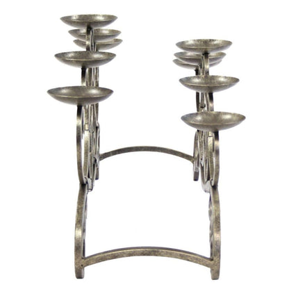 Pilgrim - 30" Distressed Bronze Brighton Candelabra