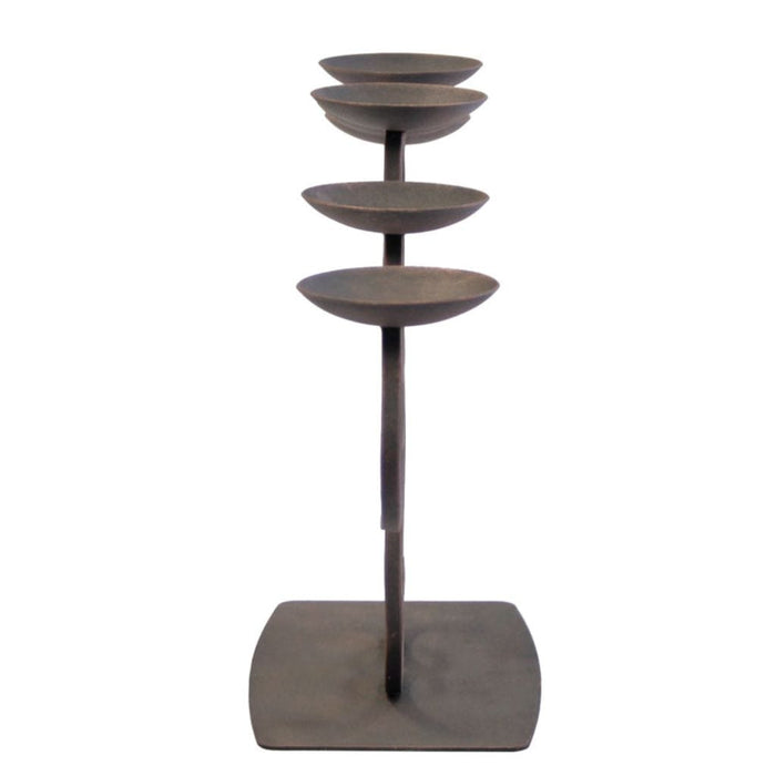 Pilgrim - 30" Distressed Bronze Lakewood Candelabra