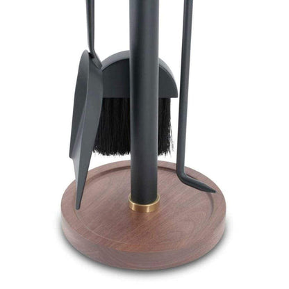 Pilgrim - 34" 4-Piece New Haven Walnut Handle Tool Set Brass
