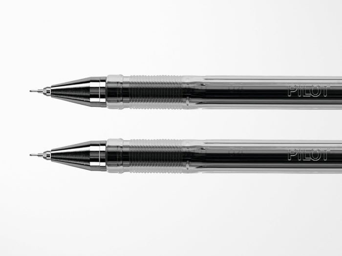 Pilot G-Tec-C Gel Rolling Ball Pen - Ultra Fine Black - 2 Pack