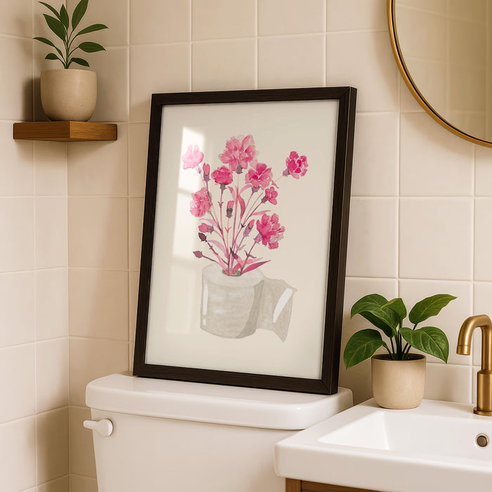 Funny Bathroom Wall Art Set Printable, Pink Bathroom Decor Bundle, Cute Bathroom Posters Set, Coquette Bathroom Wall Art, Funny Quote Prints