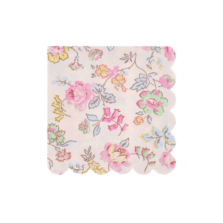 Meri Meri Pink Chintz Small Napkins