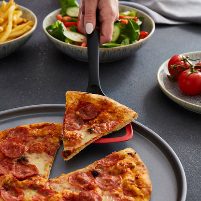 Pizza Pan and Crisper Tray Set and Slotted and Solid Turner Set