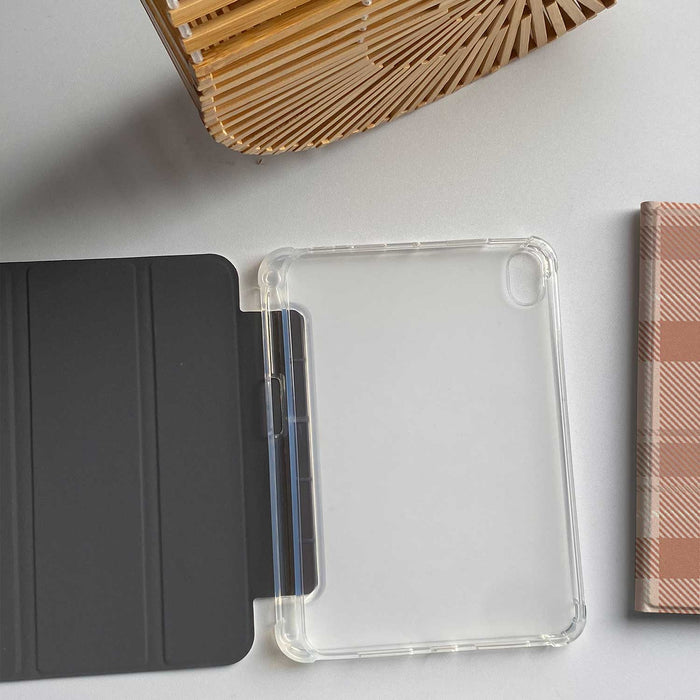 Plaid Pattern iPad Case - Apricot