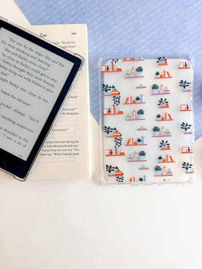 Plants and Bookshelves E Reader Case