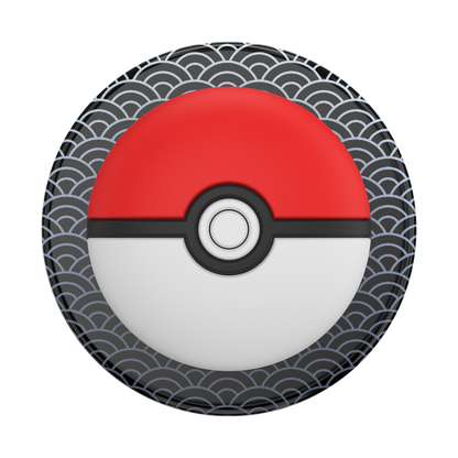 PopSockets Pokemon - Puffy Poké Ball Seigaiha Phone Grip MagSafe