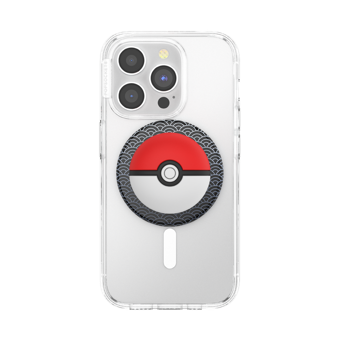 PopSockets Pokemon - Puffy Poké Ball Seigaiha Phone Grip MagSafe