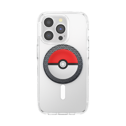 PopSockets Pokemon - Puffy Poké Ball Seigaiha Phone Grip MagSafe