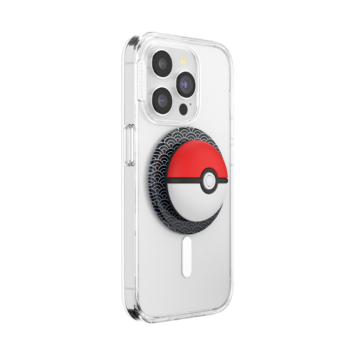 PopSockets Pokemon - Puffy Poké Ball Seigaiha Phone Grip MagSafe
