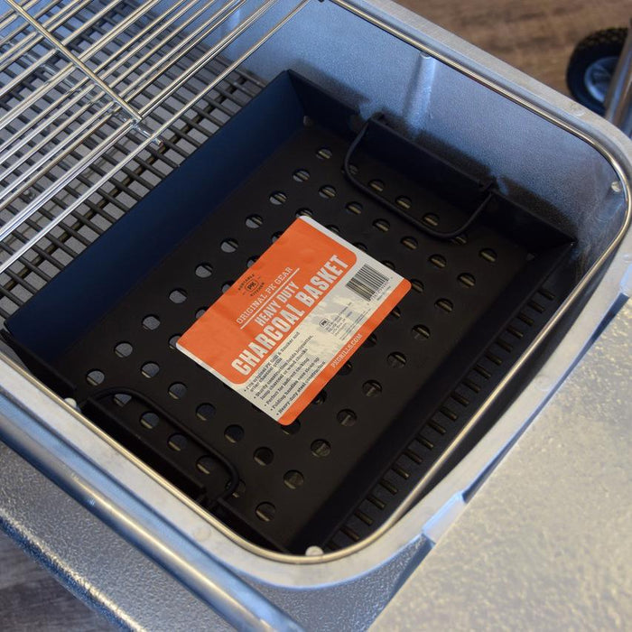 Portable Kitchen Steel Charcoal Basket - PK99090 - Smoker Guru