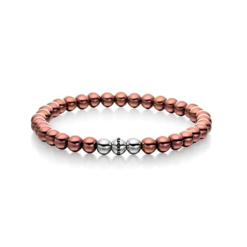 Power of 3! Perlenarmband "Abenteuerlust", Edelstahl