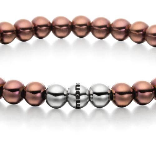 Power of 3! Perlenarmband "Abenteuerlust", Edelstahl