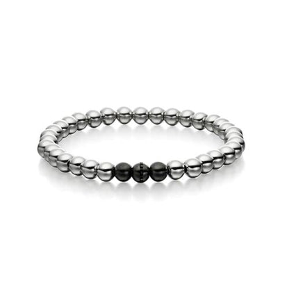 Power of 3! Perlenarmband "Eleganz", Edelstahl