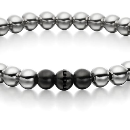 Power of 3! Perlenarmband "Eleganz", Edelstahl