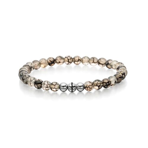 Power of 3! Perlenarmband, "freier Geist", Chalcedon