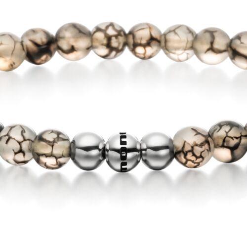Power of 3! Perlenarmband, "freier Geist", Chalcedon