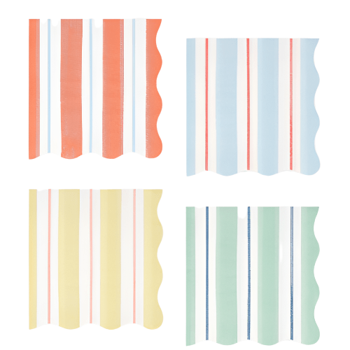 Meri Meri Preppy Stripe Small Napkins