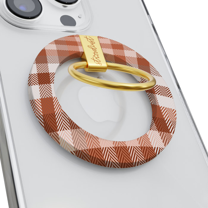 Pumpkin Plaid MagSafe Phone Ring
