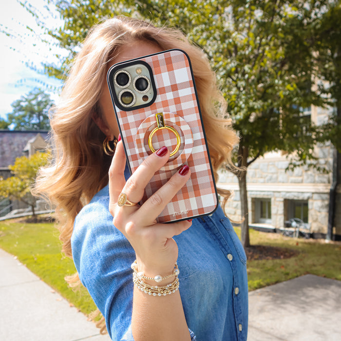 Pumpkin Plaid MagSafe Phone Ring