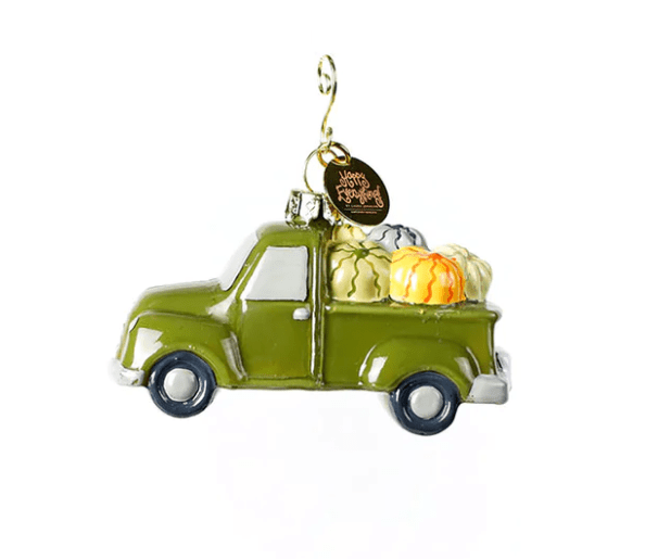 Pumpkin Truck Ornament
