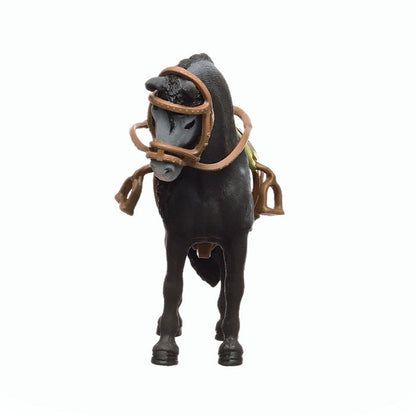 Pura Raza Española Mare with saddle and bridle