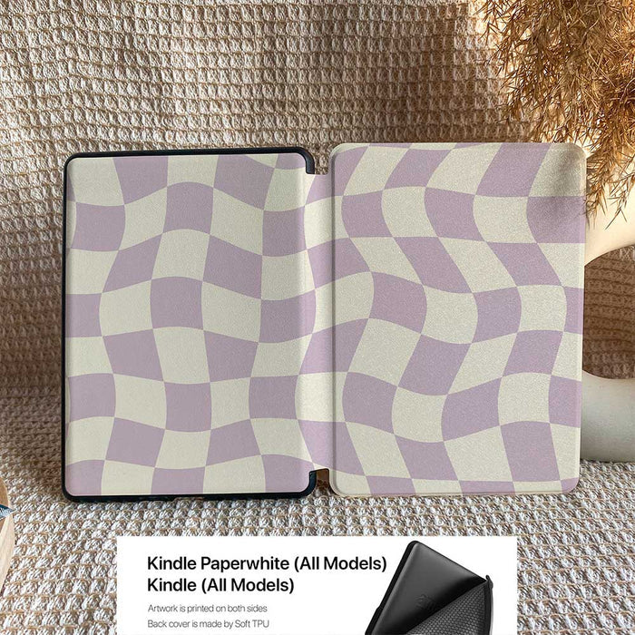 Purple Chessboard | Kindle Case - IMCASE