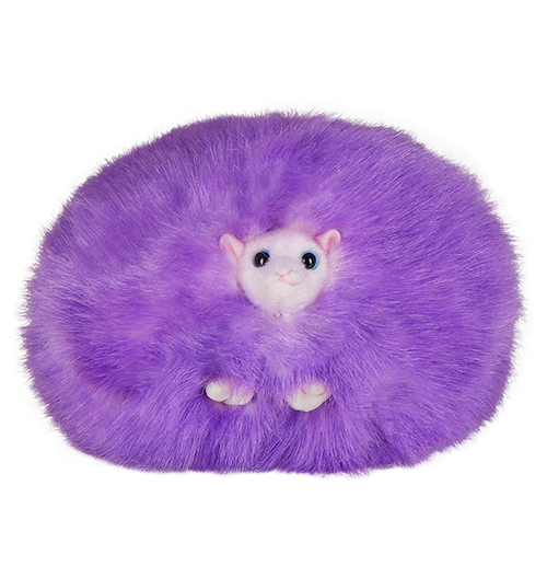 Purple Pygmy Puff Plush with Sound