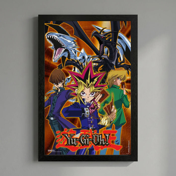 Pyramid America Yu-Gi-Oh - S2 Collage 11" x 17" Wall Framed