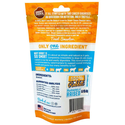 Smart Cookie Rabbit Jerky Training Treats Back