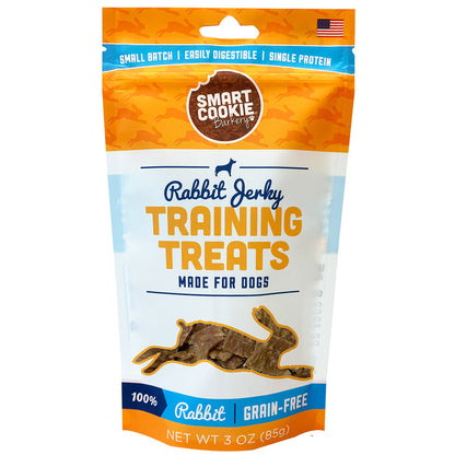 Rabbit Jerky Strips + Training Treats Bundle