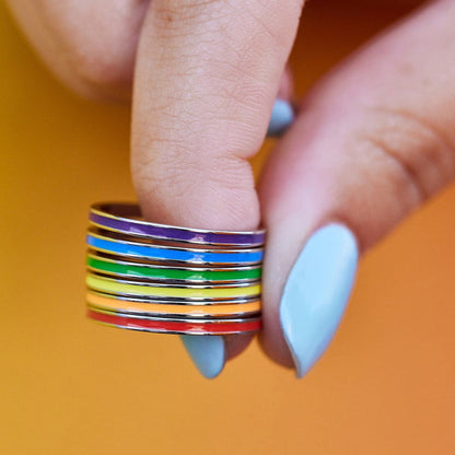 Rainbow Ring Stack