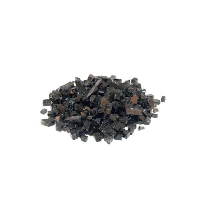 Real Fyre Black Fire Glass for Contemporary Gas Burners Insert