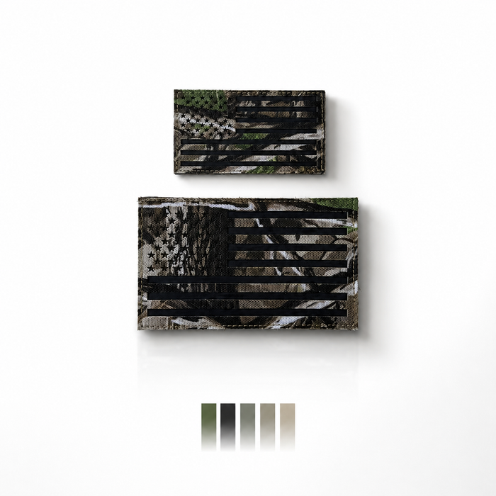 Real Tree Camo IR American Flag Patch Set (35 Entries)