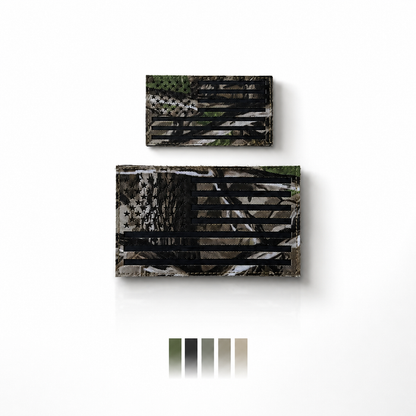 Real Tree Camo IR American Flag Patch Set (35 Entries)