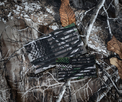 Real Tree Camo IR American Flag Patch Set (35 Entries)