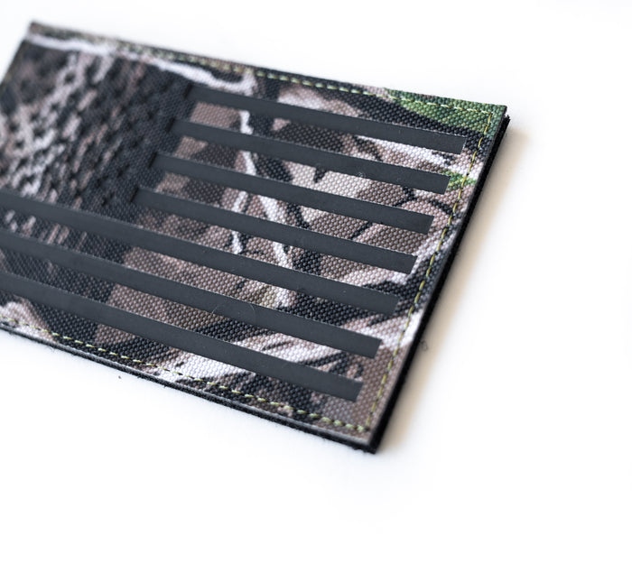 Real Tree Camo IR American Flag Patch Set (35 Entries)