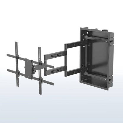 Fully articulating LED or LCD TV wall mount.