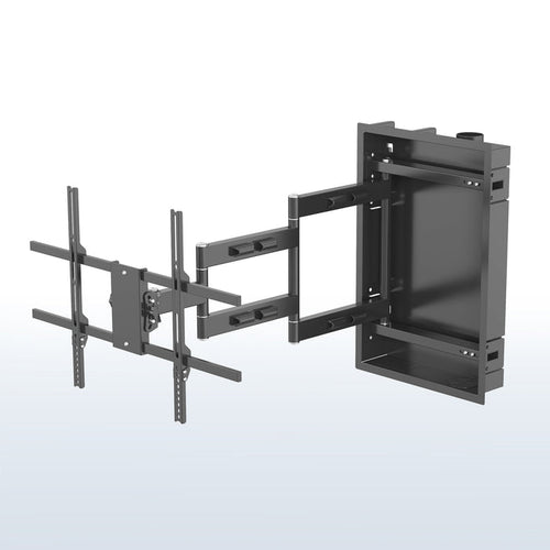 Fully articulating LED or LCD TV wall mount.