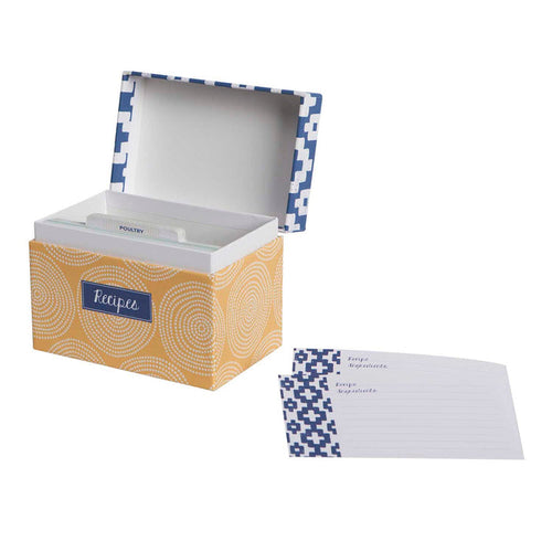 Recipe File Box - Art Of Cooking