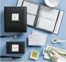 Recipe File Box - Initial Gourmet
