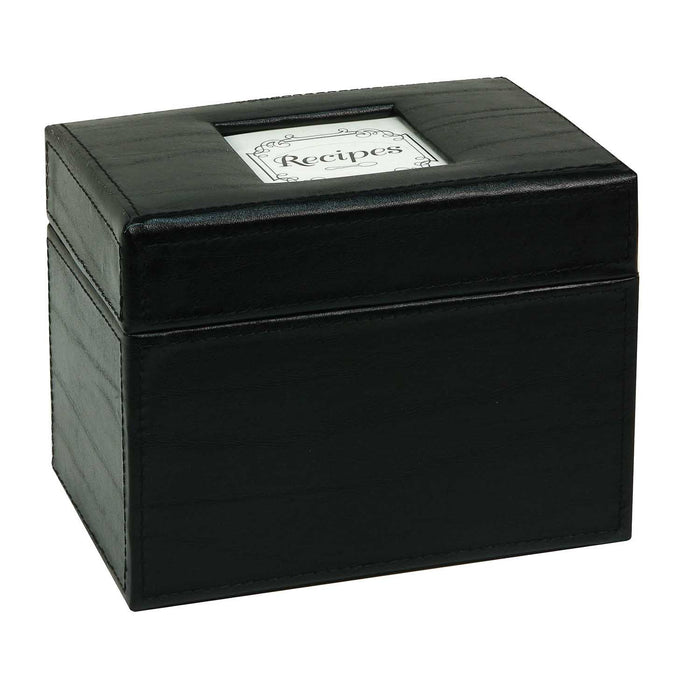 Recipe File Box - Initial Gourmet