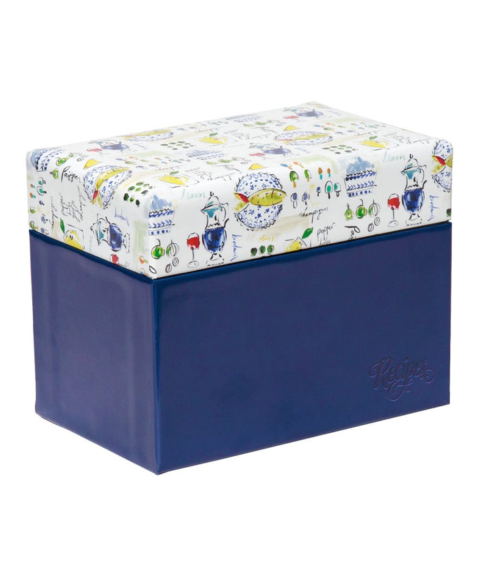 Recipe File Box - Provence