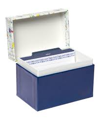 Recipe File Box - Provence