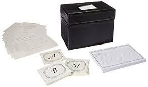 Recipe File Box - Savory Eats