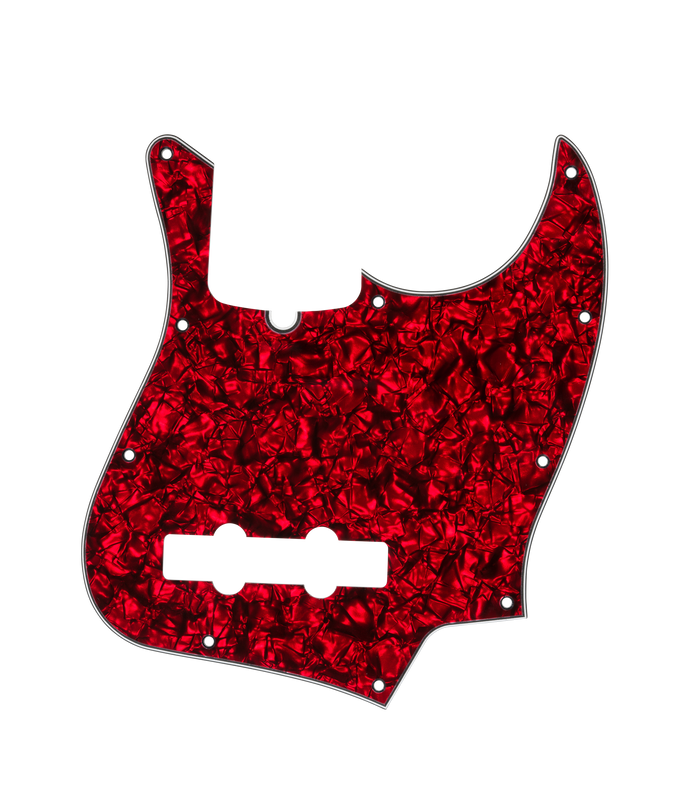 D'Andrea USA Red Pearl | J Bass Pickguard