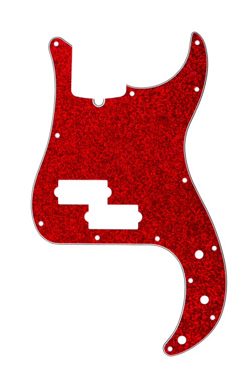 D'Andrea USA Red Sparkle | P Bass Pickguard