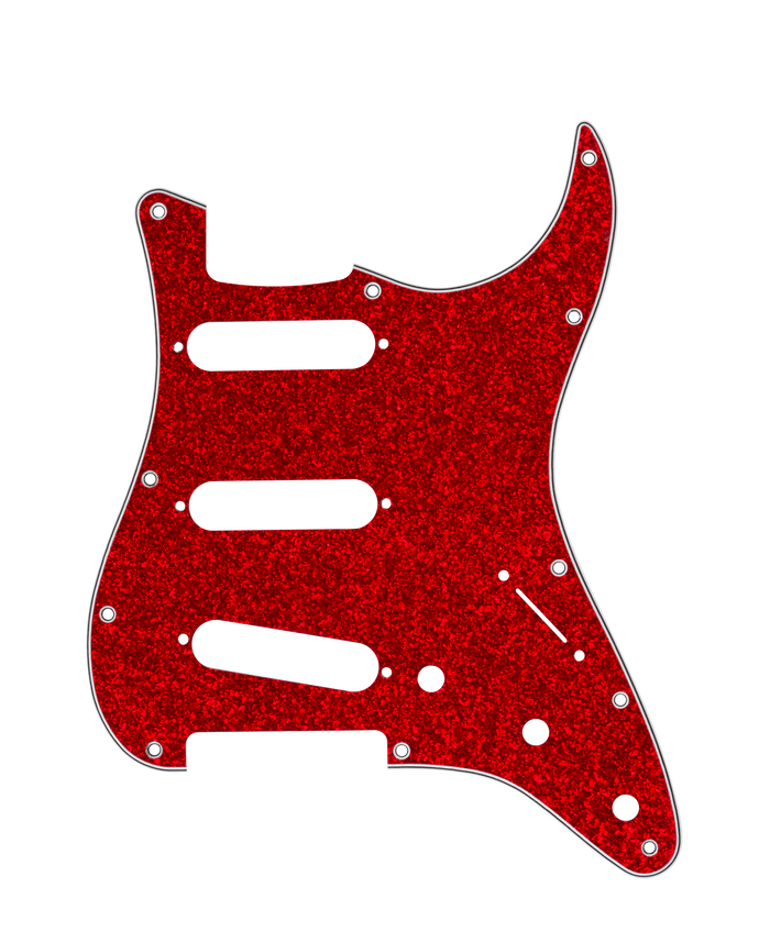 D'Andrea USA Red Sparkle | Strat Pickguard