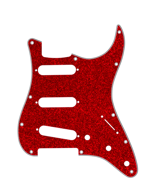D'Andrea USA Red Sparkle | Strat Pickguard