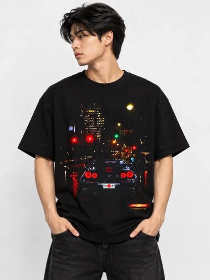 Remera Familyarg Japanese City Supersized Negro — vista principal